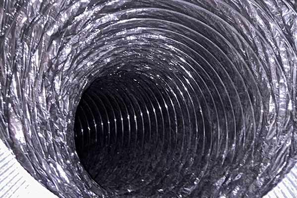 Dryer vent cleared on a Bergen County, New Jersey home by J R Air Duct Cleaning