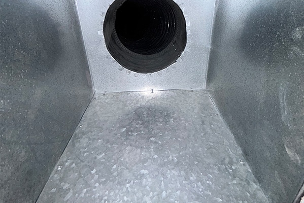 Dryer vent hood fitted on a Bergen County, New Jersey exterior wall by J R Air Duct Cleaning